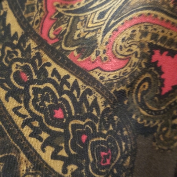 Pendleton top. Size 14 Paisley. Cute blouse - Picture 3 of 5